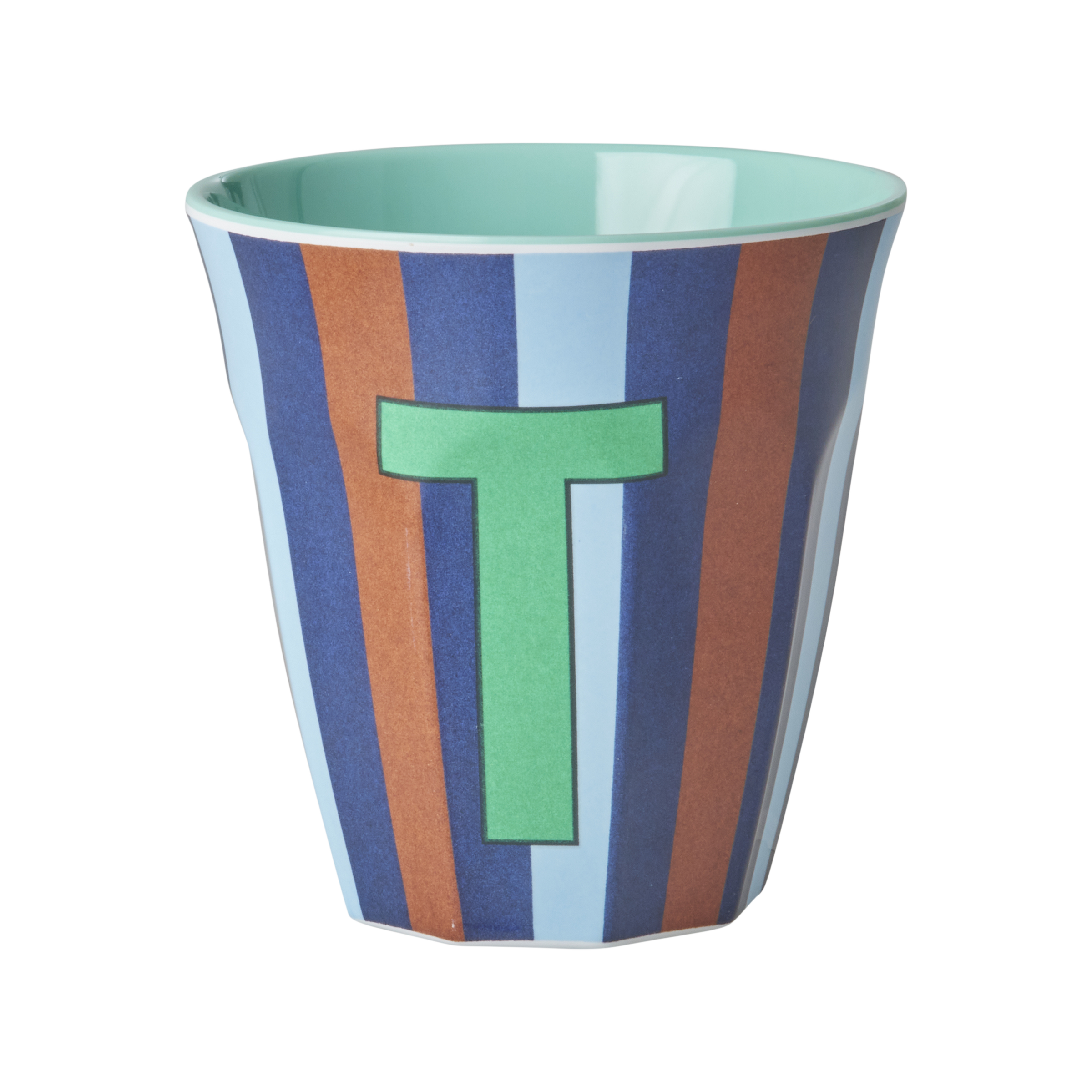 Melamine Alfabet kop, blå mix - 250 ml.